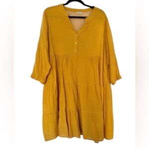 Mustard yellow Christy dress